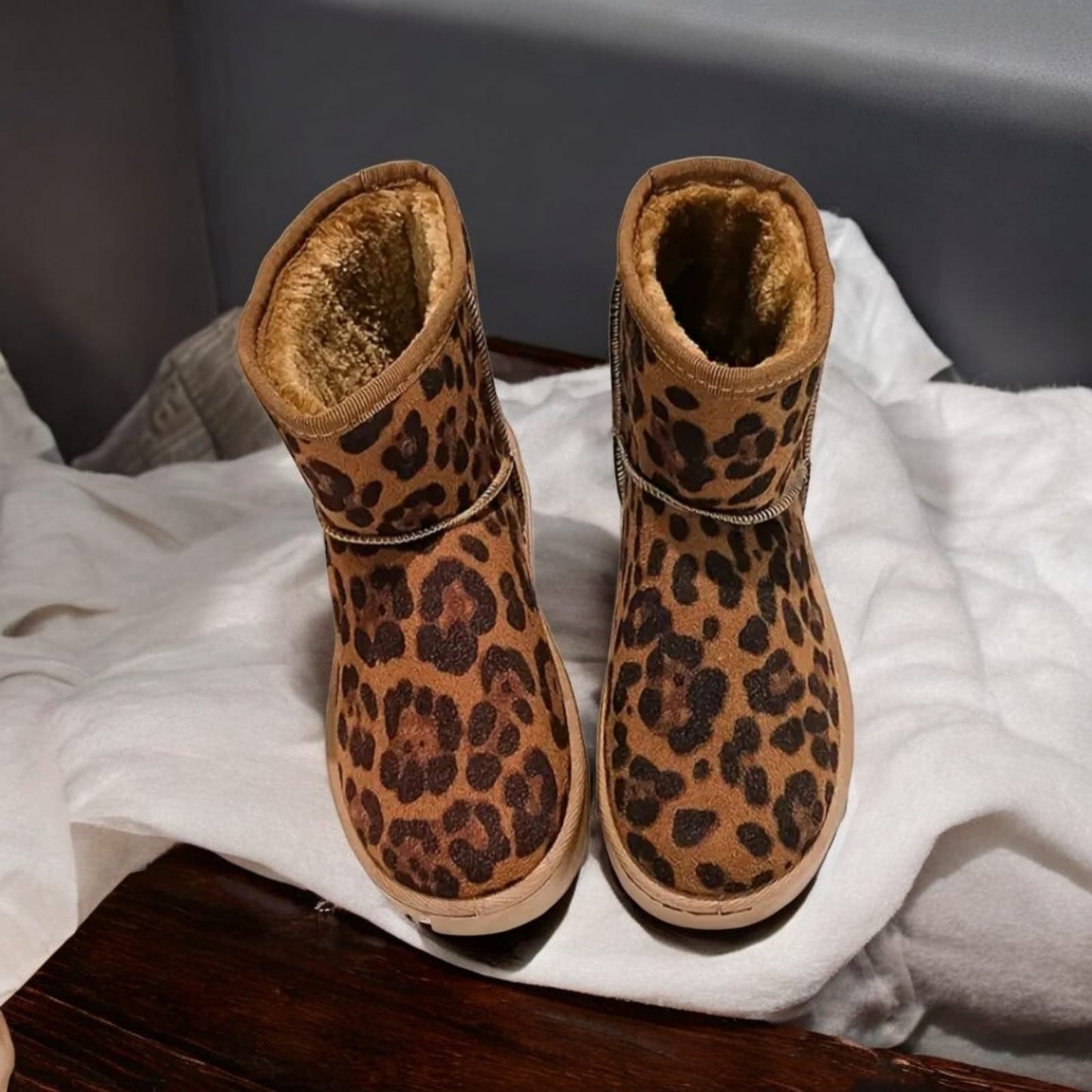 Botin leopardo inspo ugg